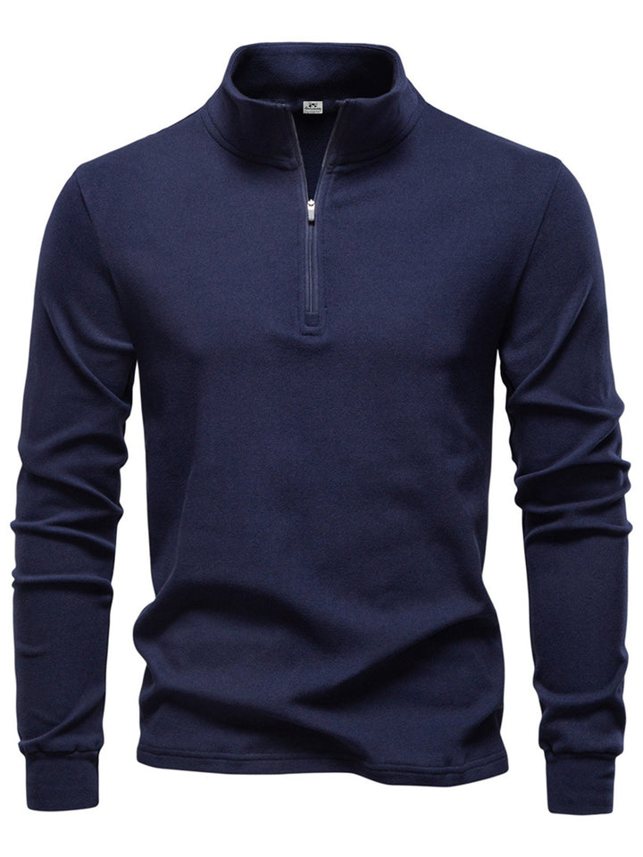 Alohadaddy® Autumn/Winter Stand Collar Long Sleeve German Fleece Warm Bottoming Shirt European Men&