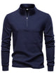 Alohadaddy® Autumn/Winter Stand Collar Long Sleeve German Fleece Warm Bottoming Shirt European Men's POLO