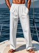 Alohadaddy® Men's Hip-Hop Breathable Cotton and Linen Loose Casual Sports Pants