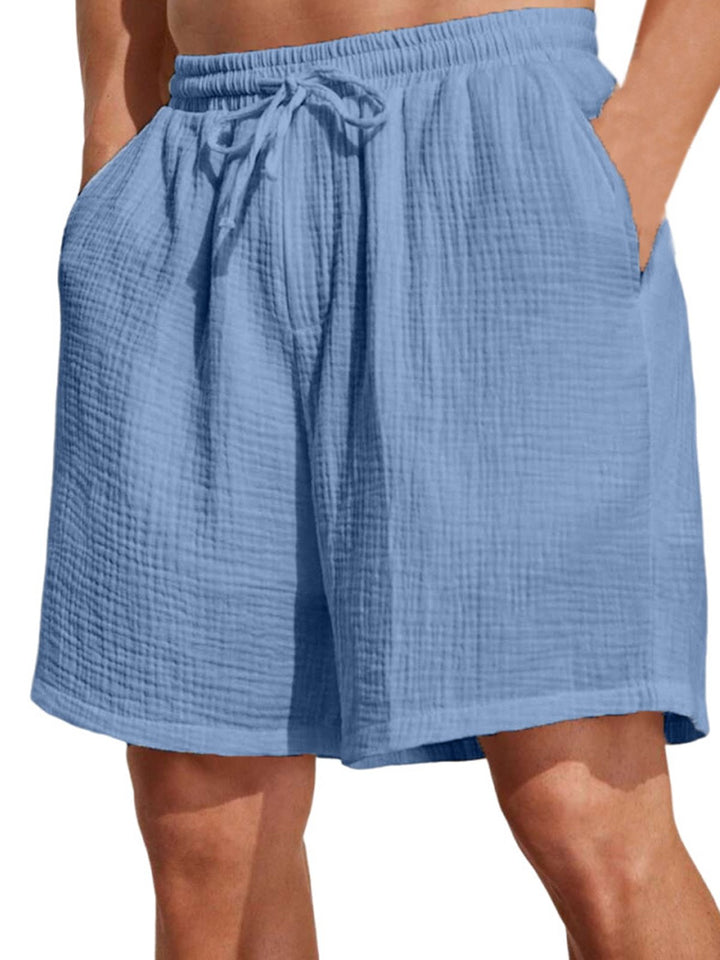 Alohadaddy® Casual Basics Drawstring Versatile Moisture Wicking Textured Fabric Men&