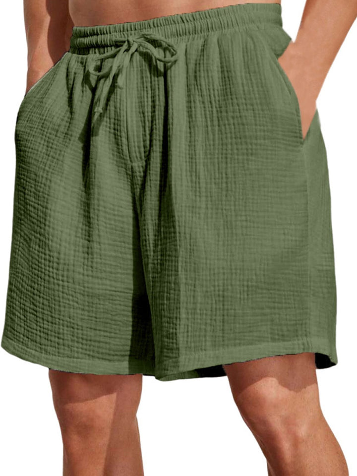 Alohadaddy® Casual Basics Drawstring Versatile Moisture Wicking Textured Fabric Men&