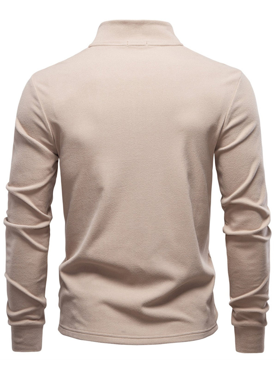 Alohadaddy® Autumn/Winter Stand Collar Long Sleeve German Fleece Warm Bottoming Shirt European Men&