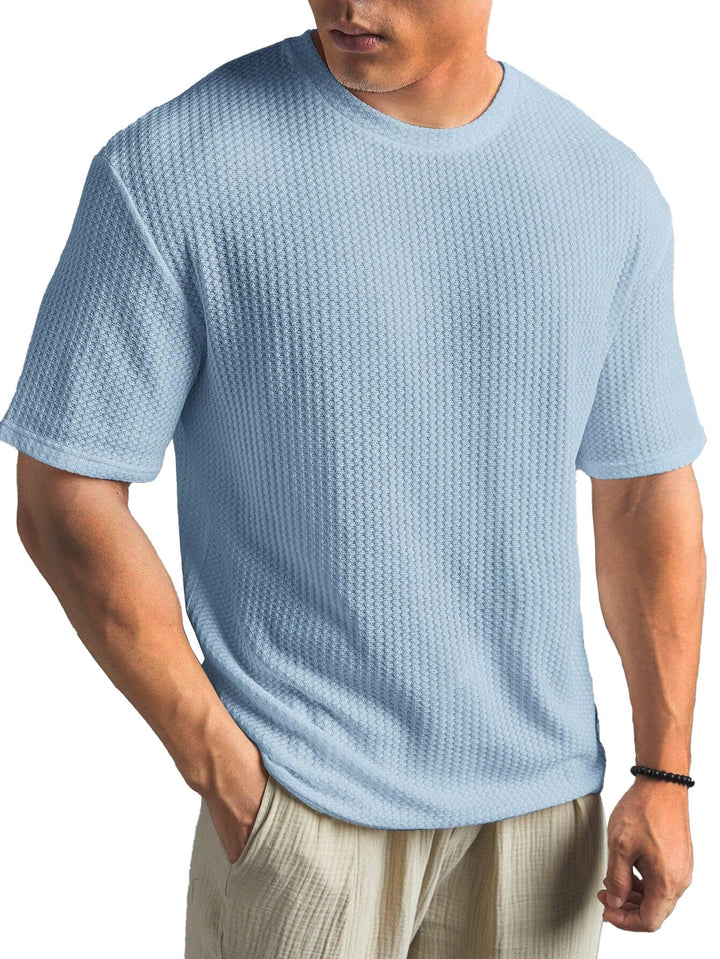 Alohadaddy® Casual Texture Basic All-match Large Size Long Hawaiian Men&