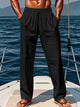 Alohadaddy® Men's Hip-Hop Breathable Cotton and Linen Loose Casual Sports Pants