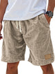 Alohadaddy® Men's Vintage Breathable Linen Loose Holiday Shorts Fashion Casual Shorts
