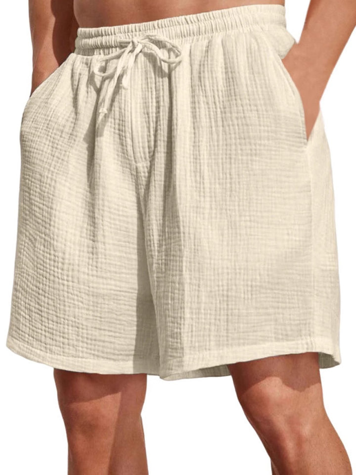 Alohadaddy® Casual Basics Drawstring Versatile Moisture Wicking Textured Fabric Men&