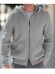 Alohadaddy® 2025 Autumn and Winter New Men's Knitted Sweater Hooded Long Sleeve Knitted Sweater Jacket