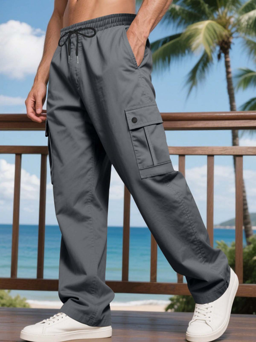 Alohadaddy® American Autumn And Winter Multi-Pocket Loose Casual Tough Guy Yuppie Overalls