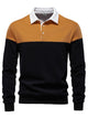 Alohadaddy® Business Long Sleeve Polo Collar Sweatshirt Men's European Size High Quality Casual Men's Sweatshirt Polo