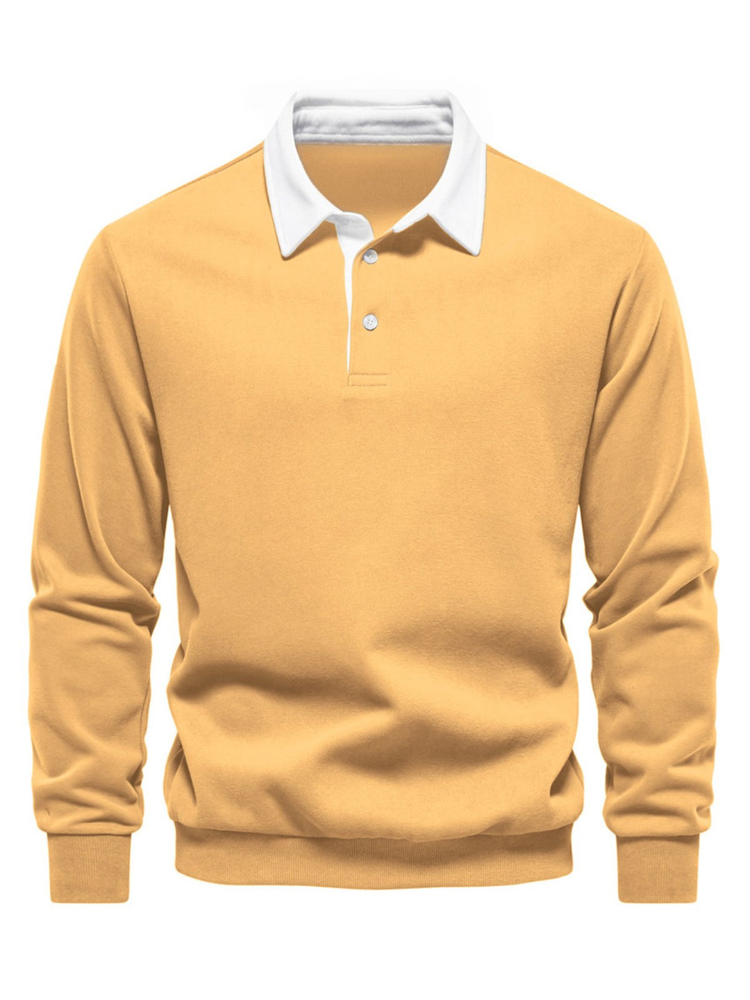 Alohadaddy® Autumn Long Sleeve Polo Collar Sweatshirt Trendy Men&