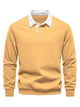 Alohadaddy® Autumn Long Sleeve Polo Collar Sweatshirt Trendy Men's Sweatshirt High Quality Casual All-match Polo