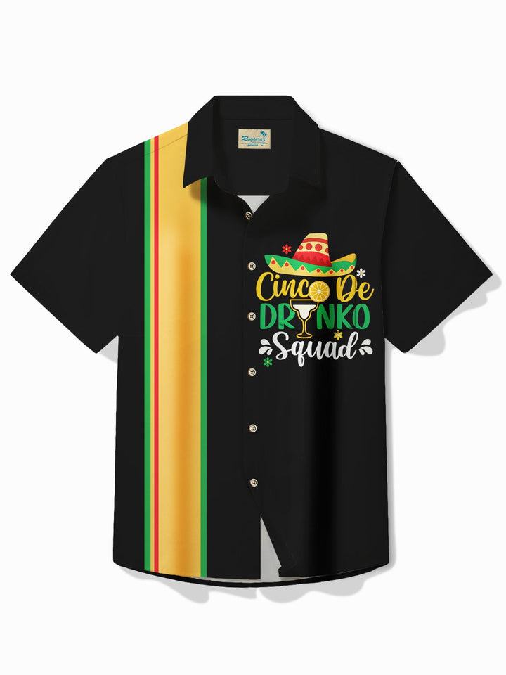 Alohadaddy Holiday Cinco de Mayo Cocktail Tequila Print Men&
