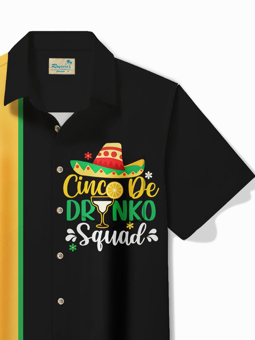 Alohadaddy Holiday Cinco de Mayo Cocktail Tequila Print Men&