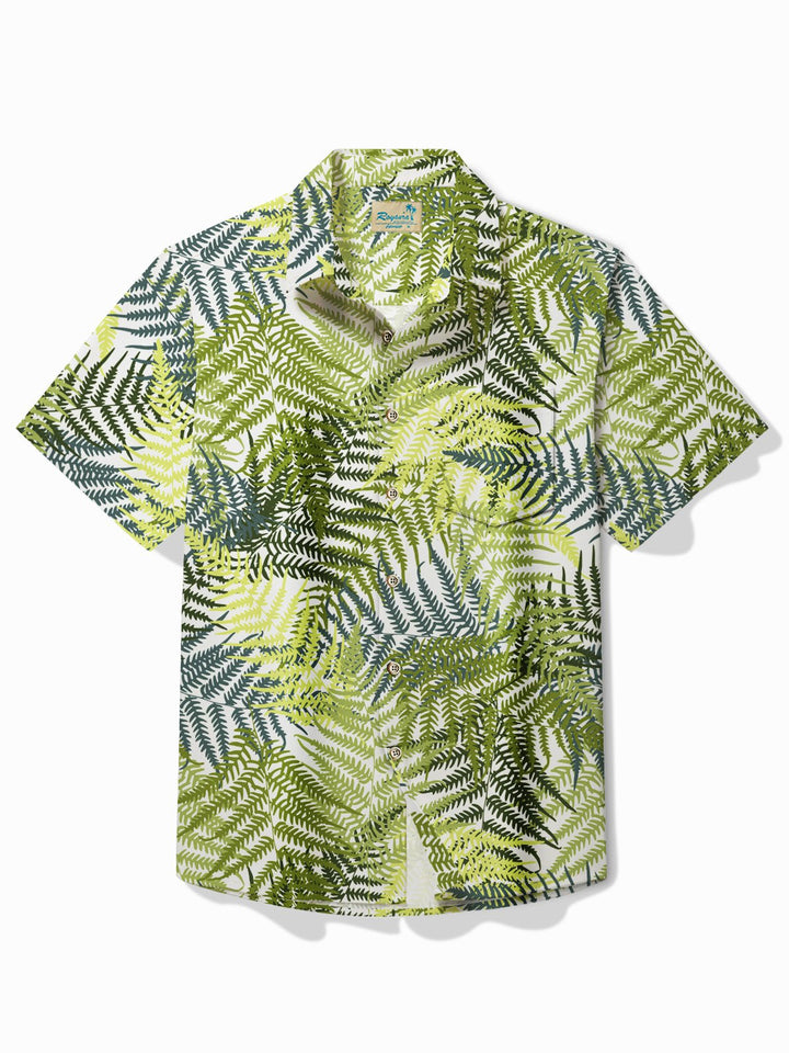 Alohadaddy Hawaiian Plant HAPU U FERN Print Men&