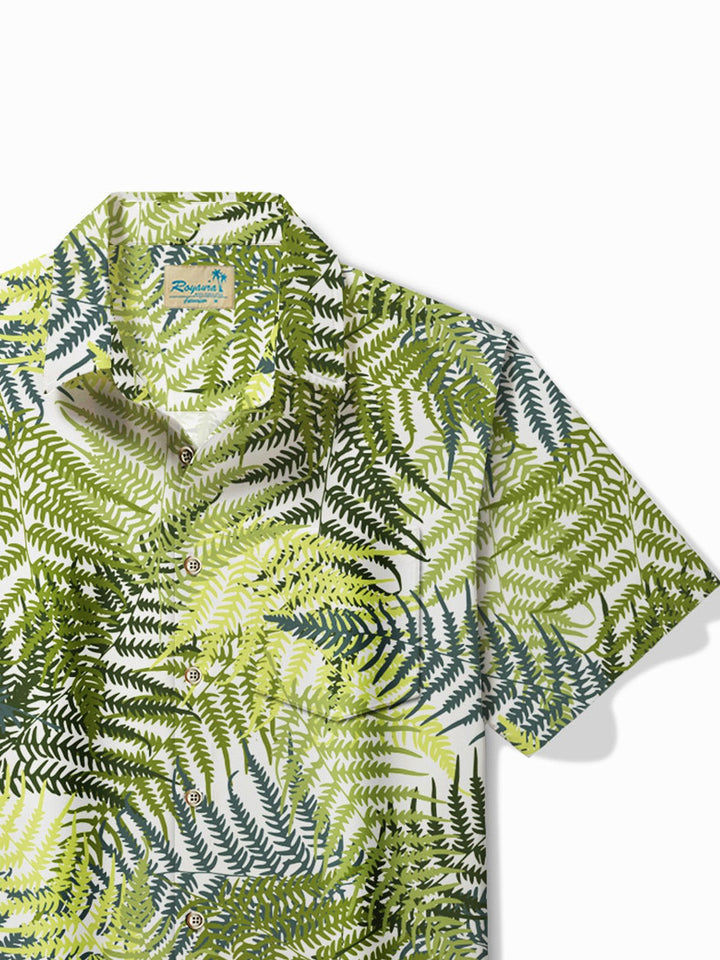 Alohadaddy Hawaiian Plant HAPU U FERN Print Men&