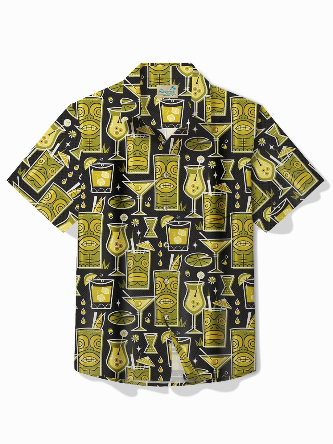 Alohadaddy Hawaiian Tiki Tequila Print Men&