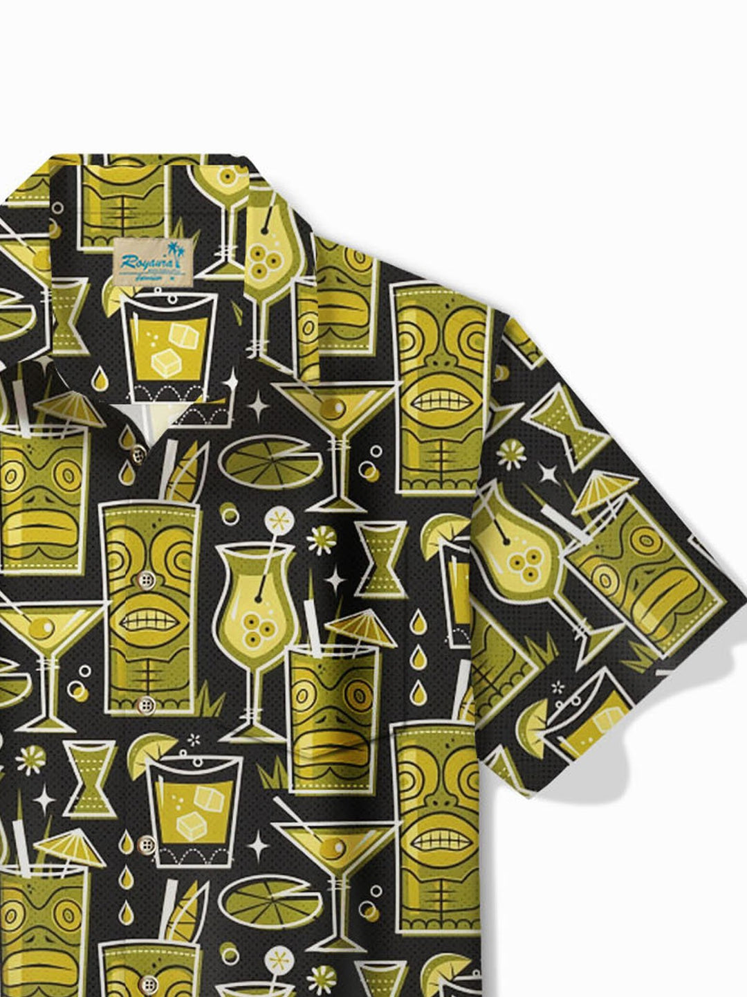 Alohadaddy Hawaiian Tiki Tequila Print Men&