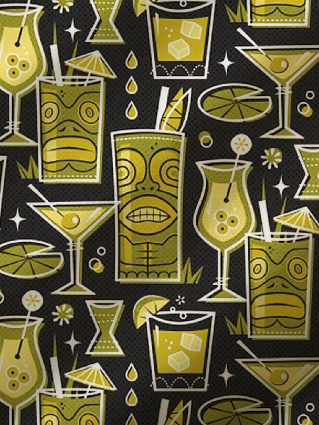 Alohadaddy Hawaiian Tiki Tequila Print Men&