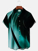 Men's Urban Trend Fashion Casual Shirts Gradient Large Size Wrinkle Free Easy Care Tops
