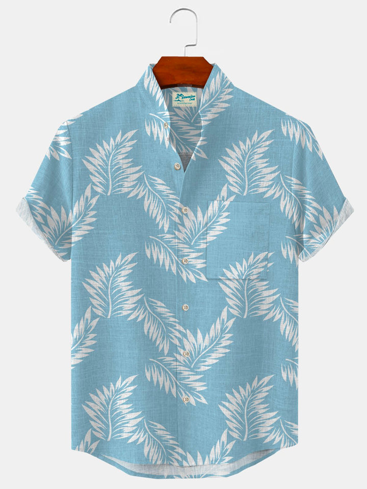 Alohadaddy Hawaiian Leaf Botanical Print Men&