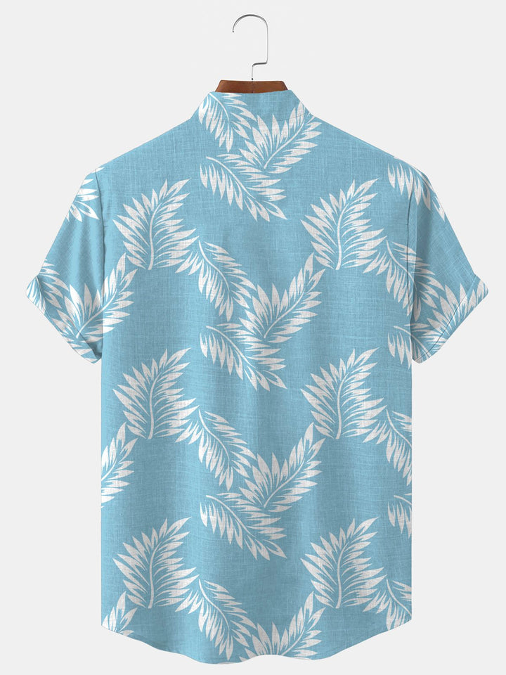 Alohadaddy Hawaiian Leaf Botanical Print Men&