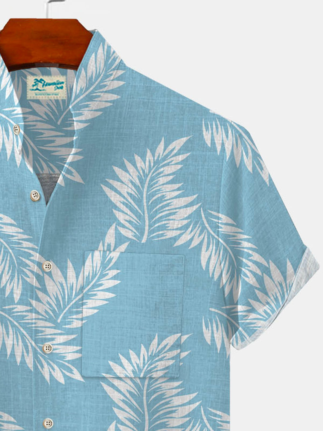 Alohadaddy Hawaiian Leaf Botanical Print Men&