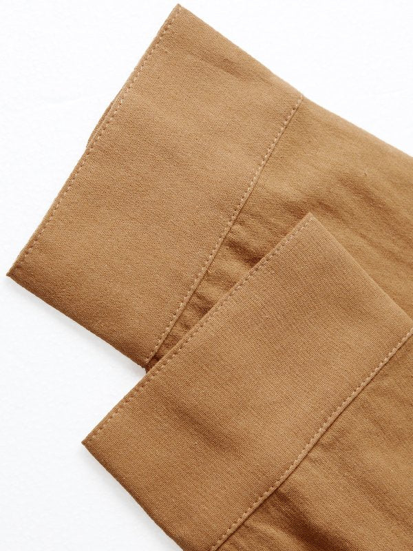 Cotton-Blend Basic Series Shirts &amp; Tops