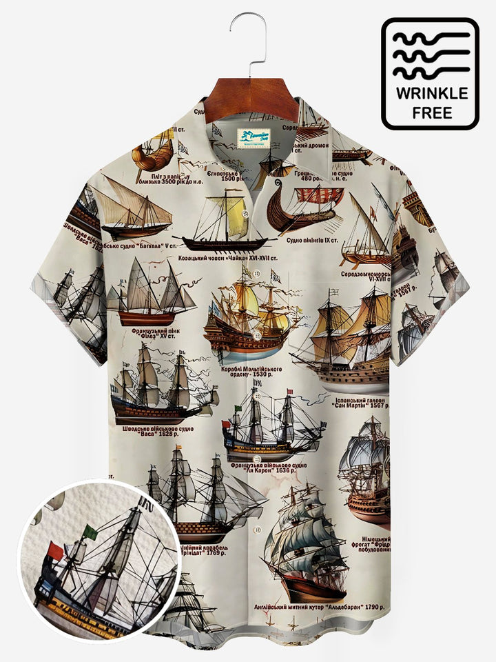 Alohadaddy Vintage Mid-Century Nautical Khaki Men&
