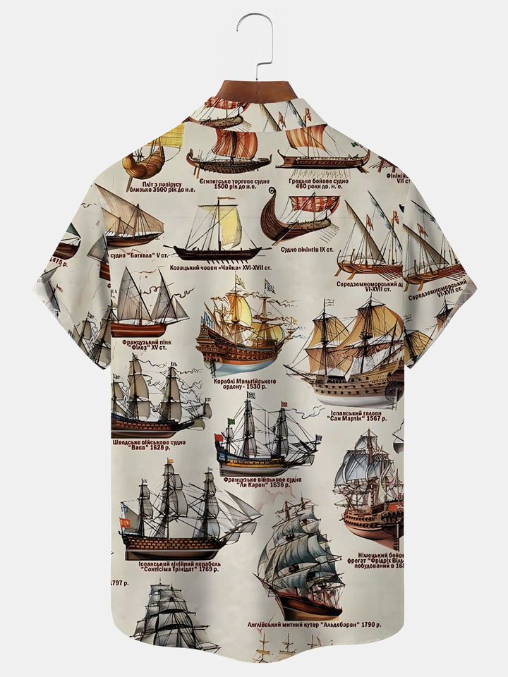 Alohadaddy Vintage Mid-Century Nautical Khaki Men&