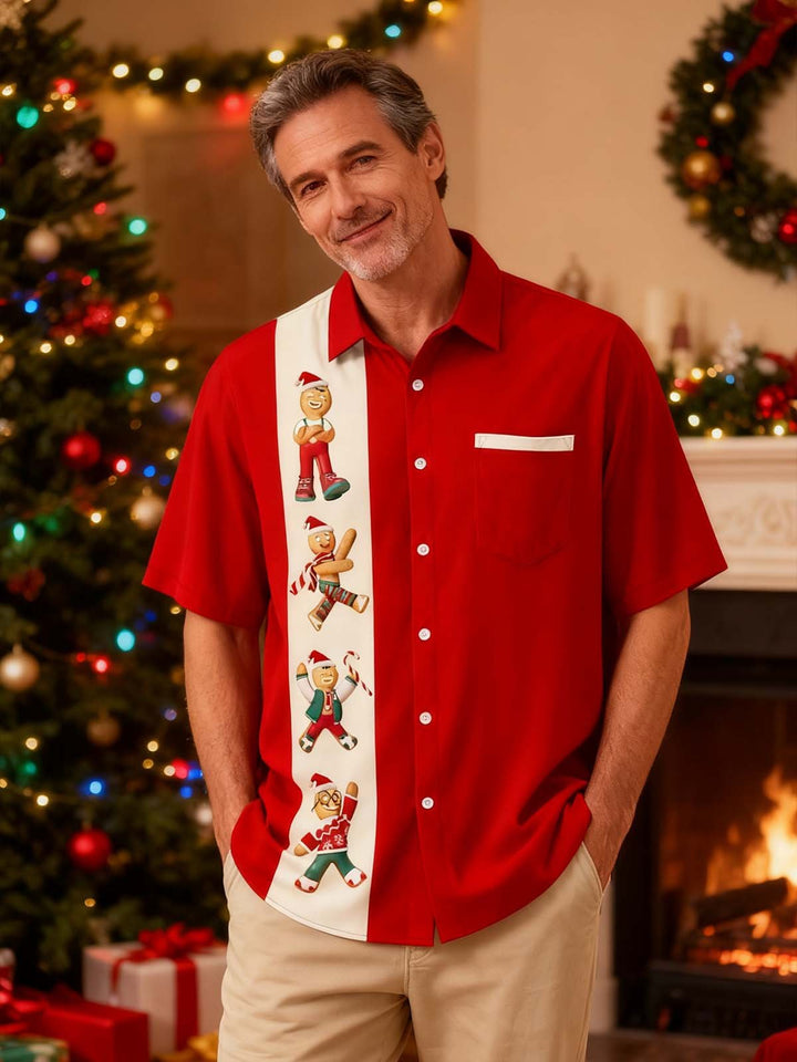 Alohadaddy Christmas Cartoon Fun Printed Men&