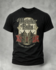 Alohadaddy Casual Retro Beer Print Crew neck T-shirt