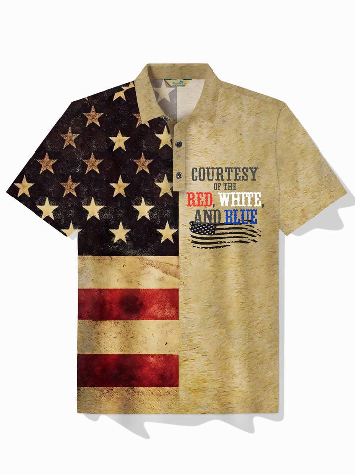 Alohadaddy Retro American Flag Men&