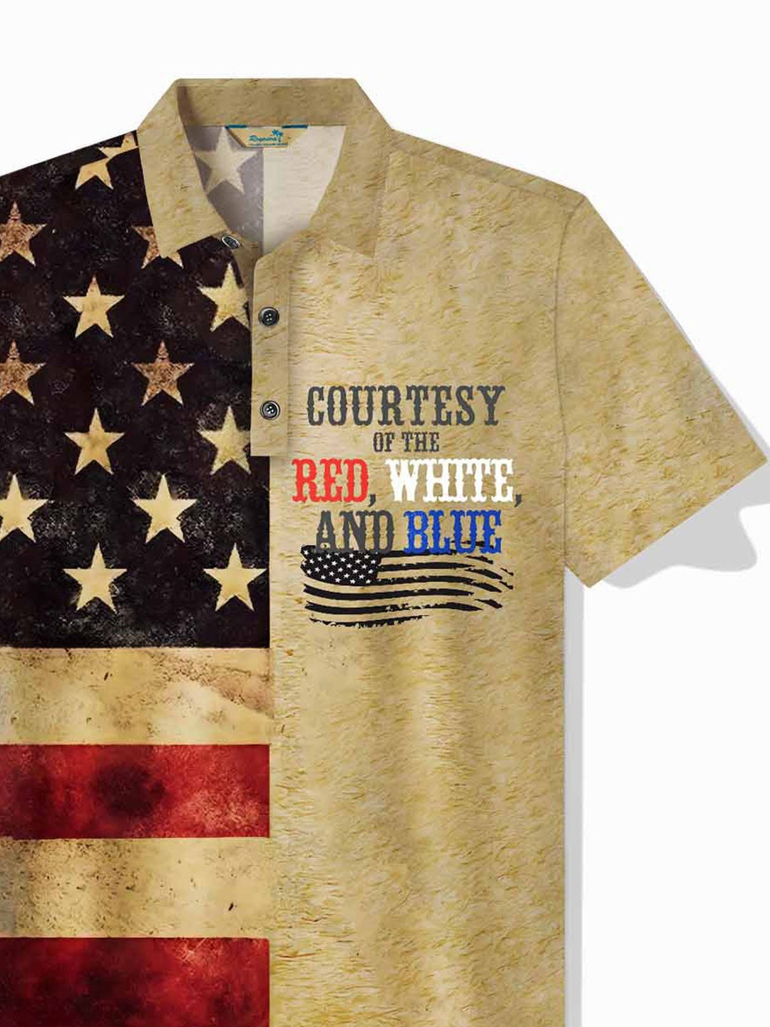 Alohadaddy Retro American Flag Men&