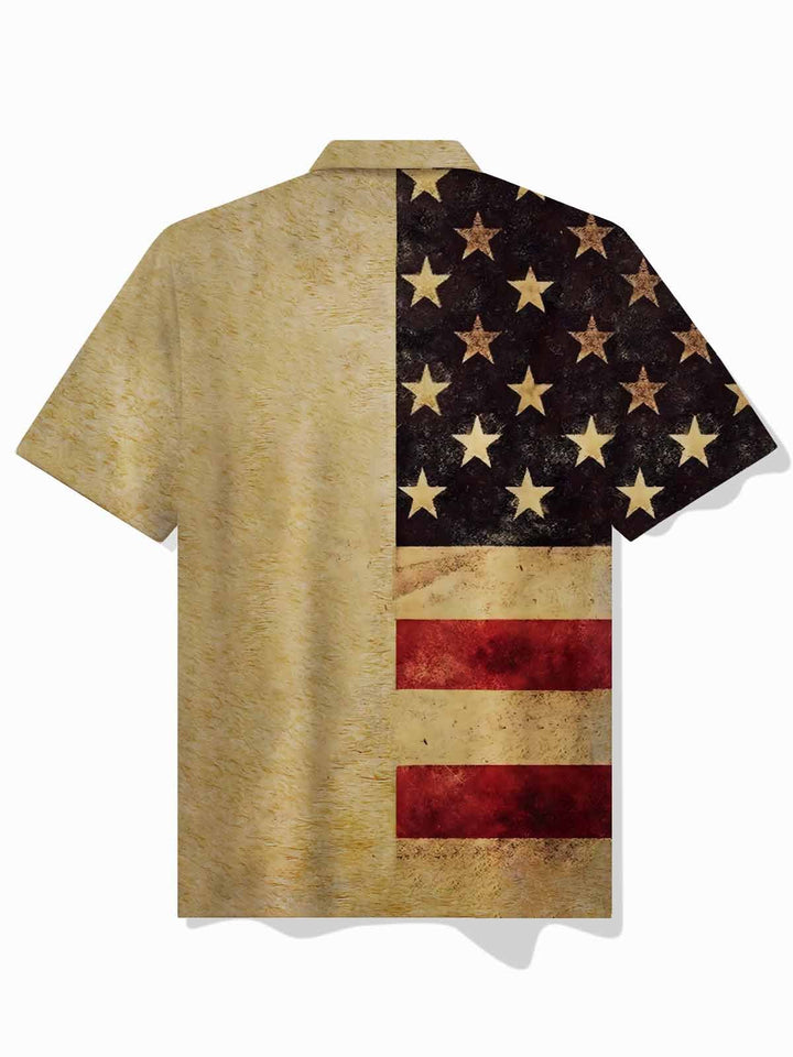 Alohadaddy Retro American Flag Men&