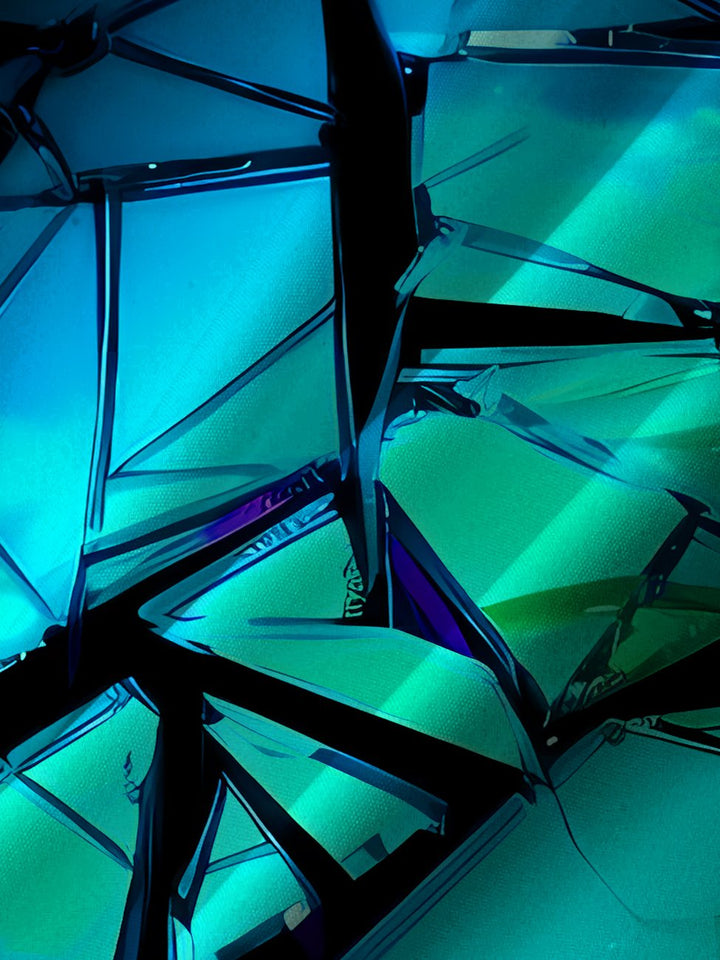 Alohadaddy Geometric Pattern Button Pocket Casual Short Sleeve Shirt