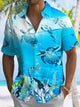Alohadaddy Ocean Creature Button Pocket Casual Short Sleeve Shirt