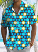 Alohadaddy Polka Dot Button Pocket Casual Short Sleeve Shirt