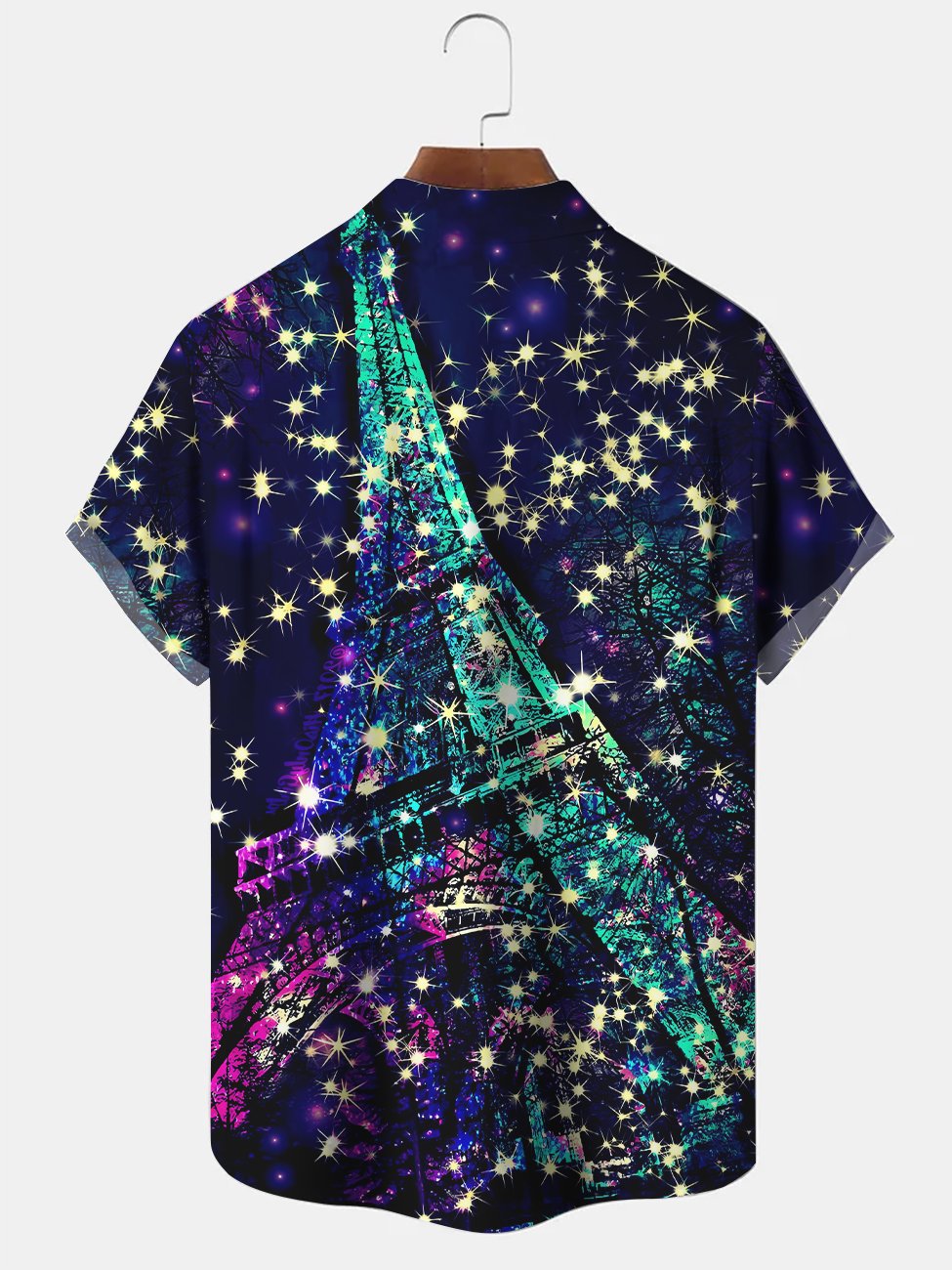 Alohadaddy Art Geometric Pocket Casual Short Sleeve Shirt