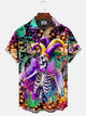 Alohadaddy Carnival Button Pocket Casual Short Sleeve Shirt