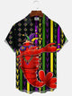 Alohadaddy Carnival Button Pocket Casual Short Sleeve Shirt