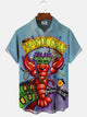 Alohadaddy Carnival Button Pocket Casual Short Sleeve Shirt