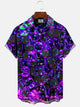 Alohadaddy Game Sieve Button Pocket Casual Short Sleeve Shirt