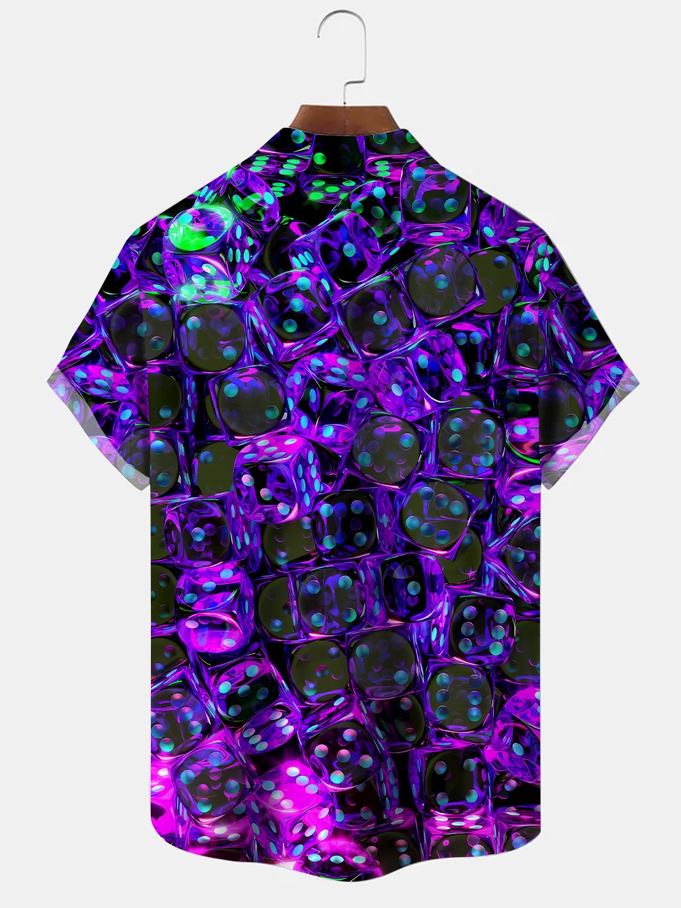 Alohadaddy Game Sieve Button Pocket Casual Short Sleeve Shirt