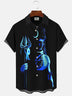 Alohadaddy Comics Aquaman Button Pocket Casual Short Sleeve Shirt