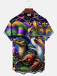 Alohadaddy Carnival Button Pocket Casual Short Sleeve Shirt