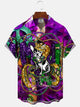 Alohadaddy Carnival Button Pocket Casual Short Sleeve Shirt