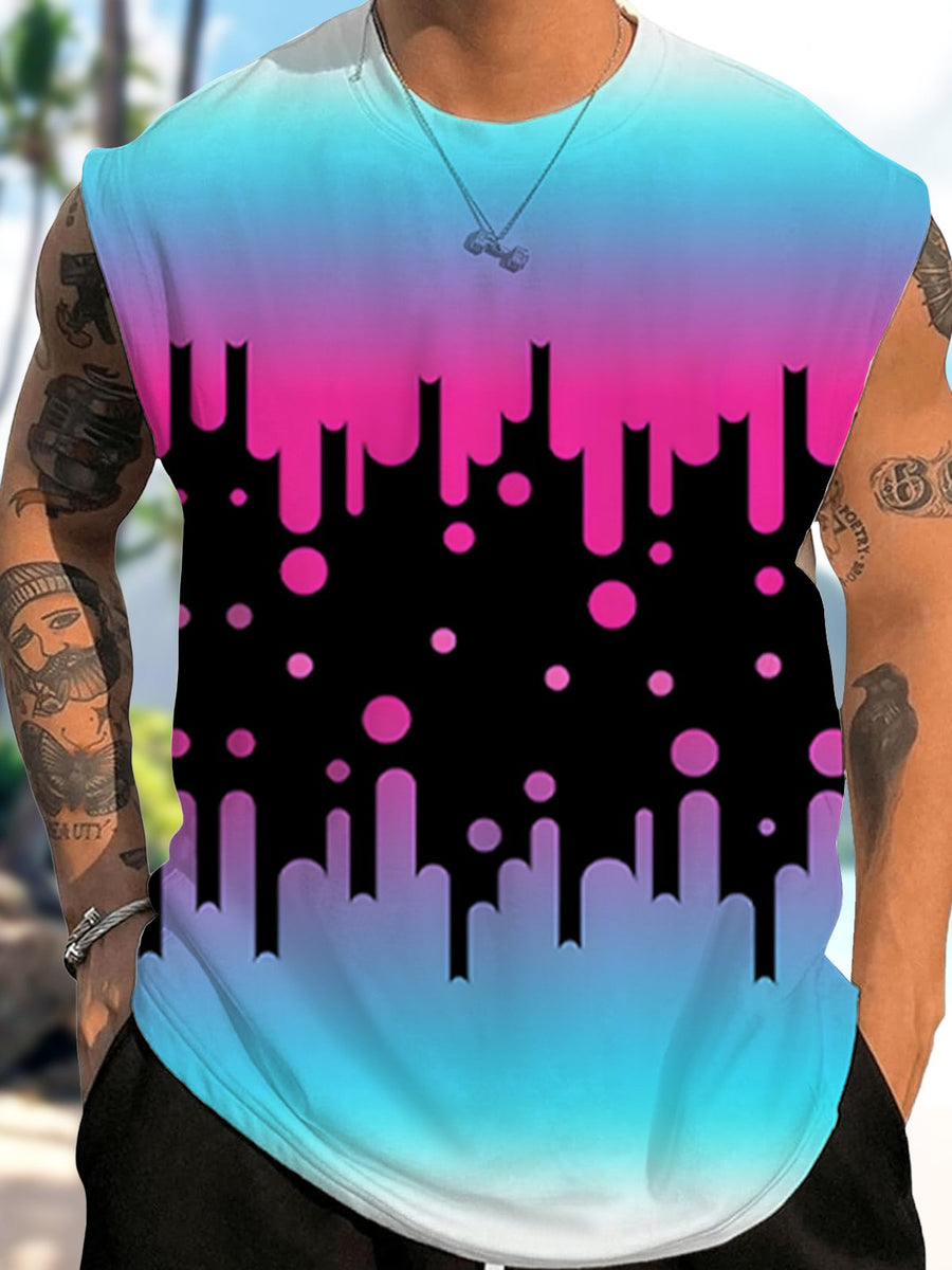 Blue Hawaii Series Ombre/tie-Dye Tank Tops - Alohadaddy – AlohaDaddy