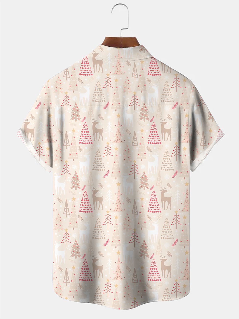 Alohadaddy Christmas Gift Button Pocket Casual Short Sleeve Shirt