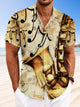 Alohadaddy Vintage Jazz Button Pocket Casual Short Sleeve Shirt