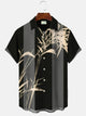 Alohadaddy Plant Bamboo Button Pocket Casual 50S Bowling Commuter Short Sleeve Shirt